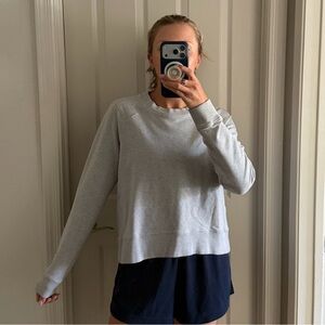 Lululemon Light Gray Crewneck Sweatshirt